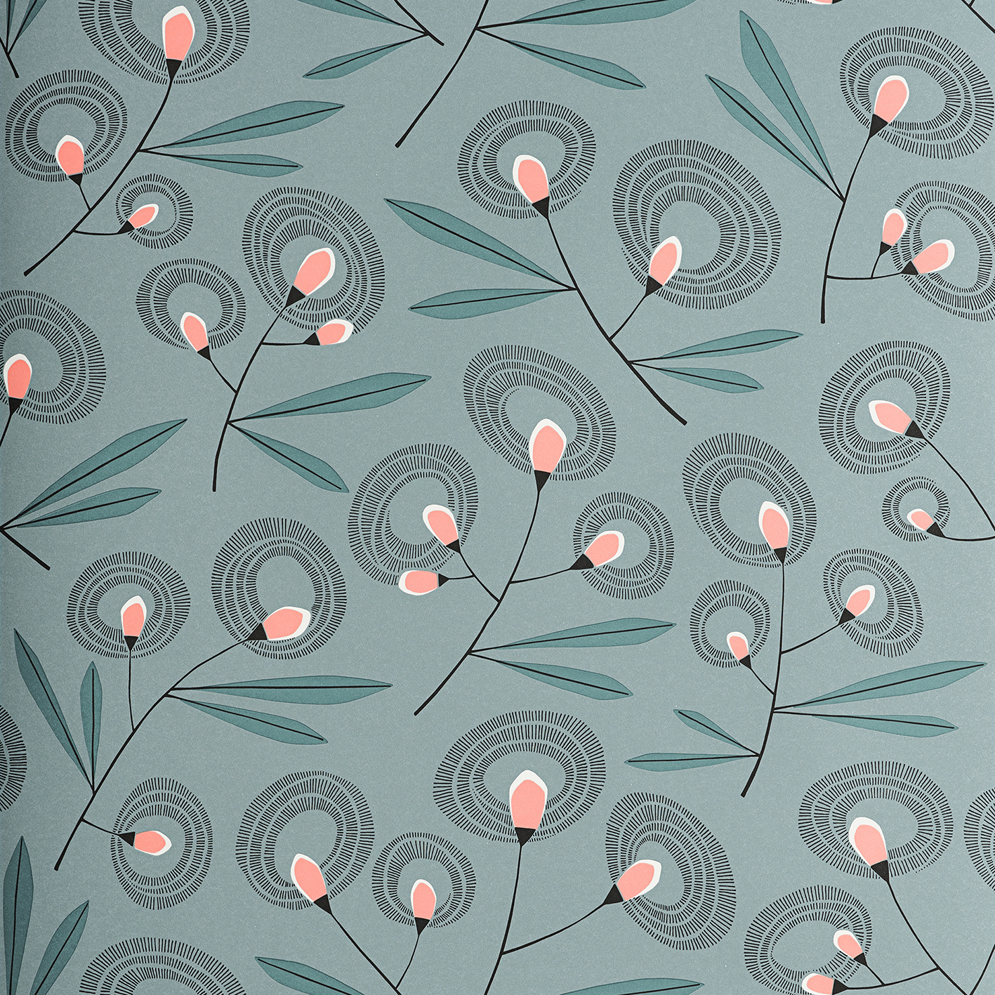 Halo Flower Misty Blue